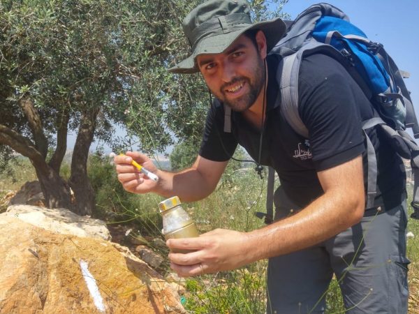 פריצה צביעה וחניכה שביל חדש במבוא דותן שביל האחווה_5
